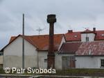 Hnízdo čápa bílého v Bělotíně