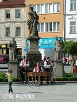 Stavění májky v Příboře 2010